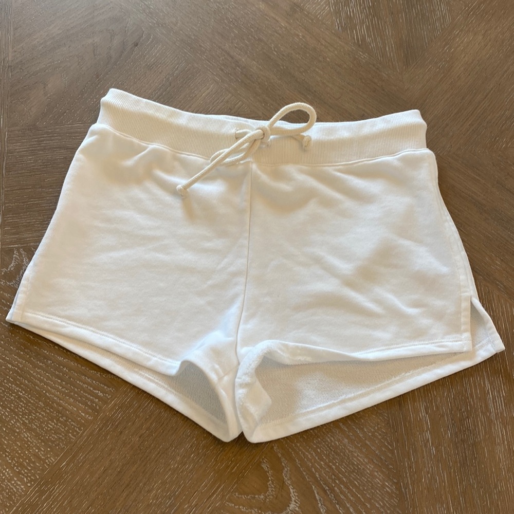 NIA sweatpant shorts white M